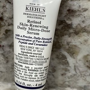 🍄6/$26 Kiehl’s retinol skin renewing daily micro dose serum mini NWT